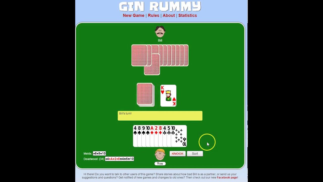 How To Play Gin Rummy (Card Game) - YouTube