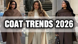 Winter Coat Trends 2025/2026 | 10 Classy & Chic Coats Every Stylish Woman Needs