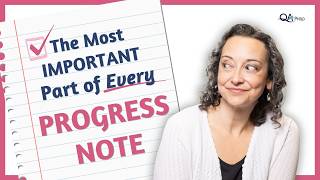 The most important part of every progress note