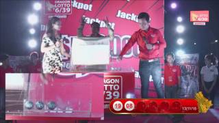 Happy Water Festival Dragon lotto draw live show from Botum Park with Jackpot $500,000 On 13/11/16