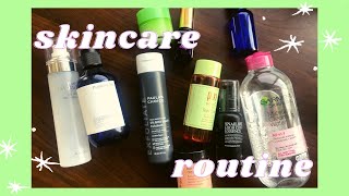 Morning Skincare Routine | In-between products, transitional