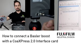 How to connect a Basler boost camera | CoaXPress 2.0 | CHROMOS Industrial