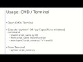 Run Python Scripts from Terminal / CMD  #3