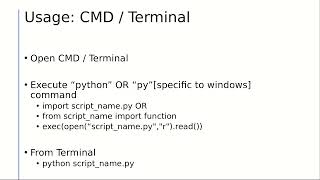 Run Python Scripts from Terminal / CMD #3