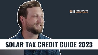 How Does The Solar Tax Credit Work? [Solar Tax Credit Explained 2023]