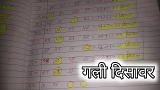 veer bhai ji || 4 Jodi 4 Satta || singal Jodi trick || satta king