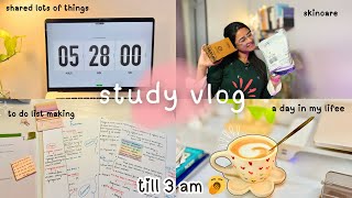 A productive day in my life 🫧📚🎀| Study vlog📒|living alone diaries |study tips|Telugu vlog #shavlogs