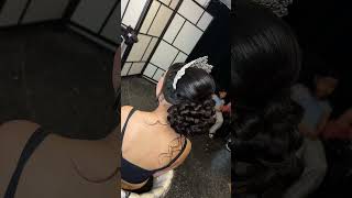 #hairtutorials #hairtutorial #hairstyles #hairstyle #updo #hairstyles #quinceanerahairstyle #quince