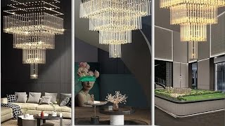 Siljoy Modern Square Raindrop Crystal Chandelier Large Flush Mount Ceiling Light Best New Products