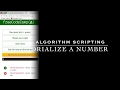 Basic Algorithm Scripting (Factorialize a Number)
