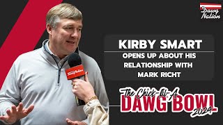 Kirby Smart opens up about his relationship with Mark Richt