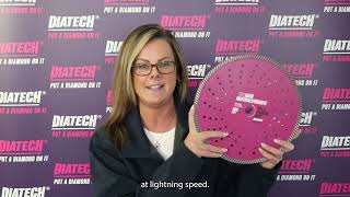 Diatech Diamond Cutting Blade - Hard Materials TD10