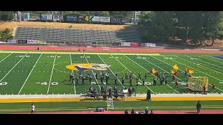 Lancaster High School Marching Eagle Corps competing at Rampage 10/26/24