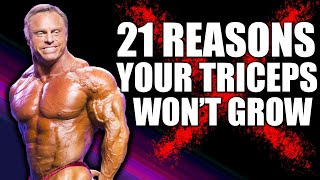 21 Reasons Your Triceps Won't Grow (Fix for Massive Arms)