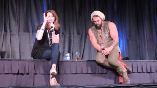 Amanda Tapping and Jason Momoa Panel Evolution Expo 2014 Part 4
