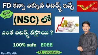 NSC Post Office Scheme In Telugu | National Savings Certificate 2022