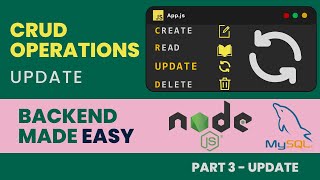 Crud application Nodejs and MySQL: Update Data (Part 3)