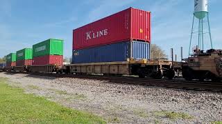 CSX 742 \u0026 3342 in Folkston, Georgia