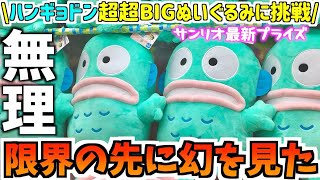 【サンリオ】最新プライズハンギョドン超超BIGぬいぐるみに挑戦！【サンリオクレーンゲーム】【サンリオプライズ】【UFOキャッチャー】【プライズ景品】【サンリオグッズ】【サンリオキャラクター】