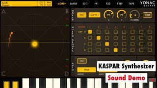 Yonac KASPAR Synthesizer Sound Demo