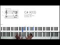 alpha and omega in f gospel jazz chords piano tutorial