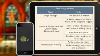 The Expository Method of Preaching
