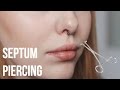 GETTING MY SEPTUM PIERCED | My Experience & FAQs (Pain, Sizing & Tips)! GETTING MY SEPTUM PIERCED | My Experience & FAQs (Pain, Sizing & Tips)!