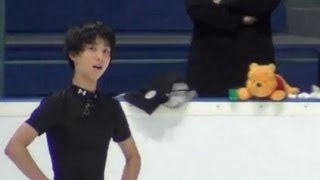 羽生結弦の滑走後にプーさん投げ込みすぎｗｗｗ