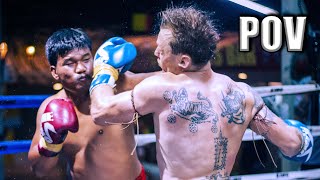 POV Sports Photography - Muay Thai Fight America vs Thailand in Chiang Mai