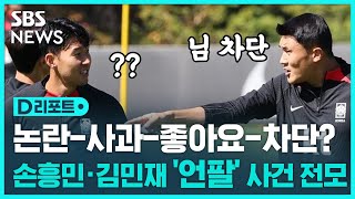 "둘이 싸웠어?"…손흥민·김민재, '언팔' 사건의 전모 / SBS / #D리포트