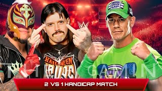 WWE 2K24 • 2 VS 1 Handicap Match - Rey Mysterio Dominik Mysterio VS John Cena | WWE