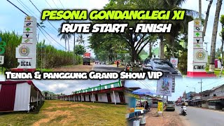 RUTE START-FINISH ALL IN Pesona Gondanglegi 2024,Siap