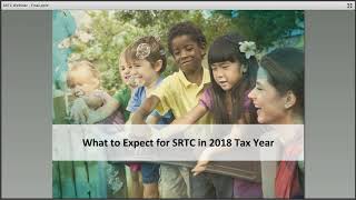 SRTC Webinar Recording   Reviewing Changes for the 2018 Tax Year