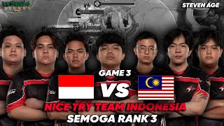 INDONESIA vs MALAYSIA GAME 3, Nice Try Timnas INDONESIA Semoga Besok Rank 3. IESF WEC 2024