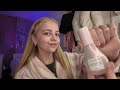 realistic day in my life shopping haul content creating skincare routine pr unboxing 🎀❤️