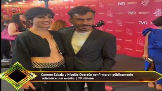 Carmen Zabala y Nicolás Oyarzún confirmaron públicamente  relación en un evento | TV chilena