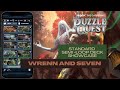 Magic The Gathering Puzzle Quest | Wrenn & Seven 2021 Standard Semi-Loop Deck Showcase