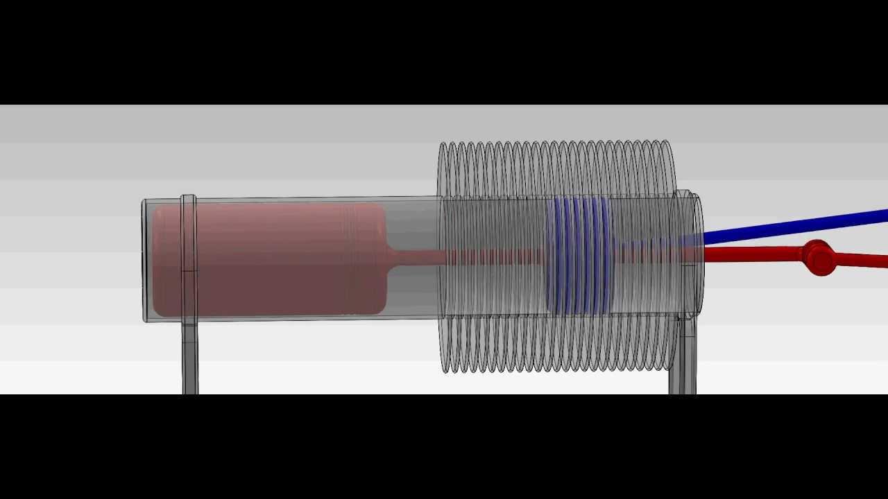 Solidworks Beta Stirling Engine - YouTube