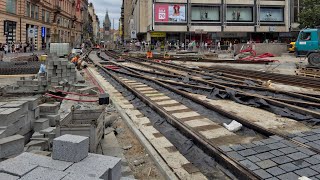 Rekonstrukce tramvajové trati na Václavském náměstí