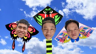 NERF GUN KITE BATTLE SHOT 8 | CUỘC CHIẾN THẢ DIỀU