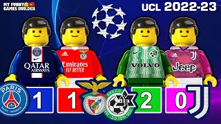 PSG vs Benfica 1-1 & Maccabi Haifa vs Juventus 2-0 • Champions League Goals Hіghlіghts Lego Football