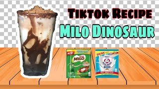 Tiktok recipe milo dinosaur | Milo Dinosaur