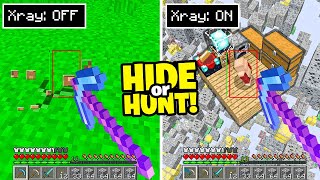Minecraft, but I CHEAT.. (Hide or Hunt)