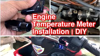 Honda Click 150i Gc | Koso Digital Temperature Meter Installation \u0026 Review | DIY