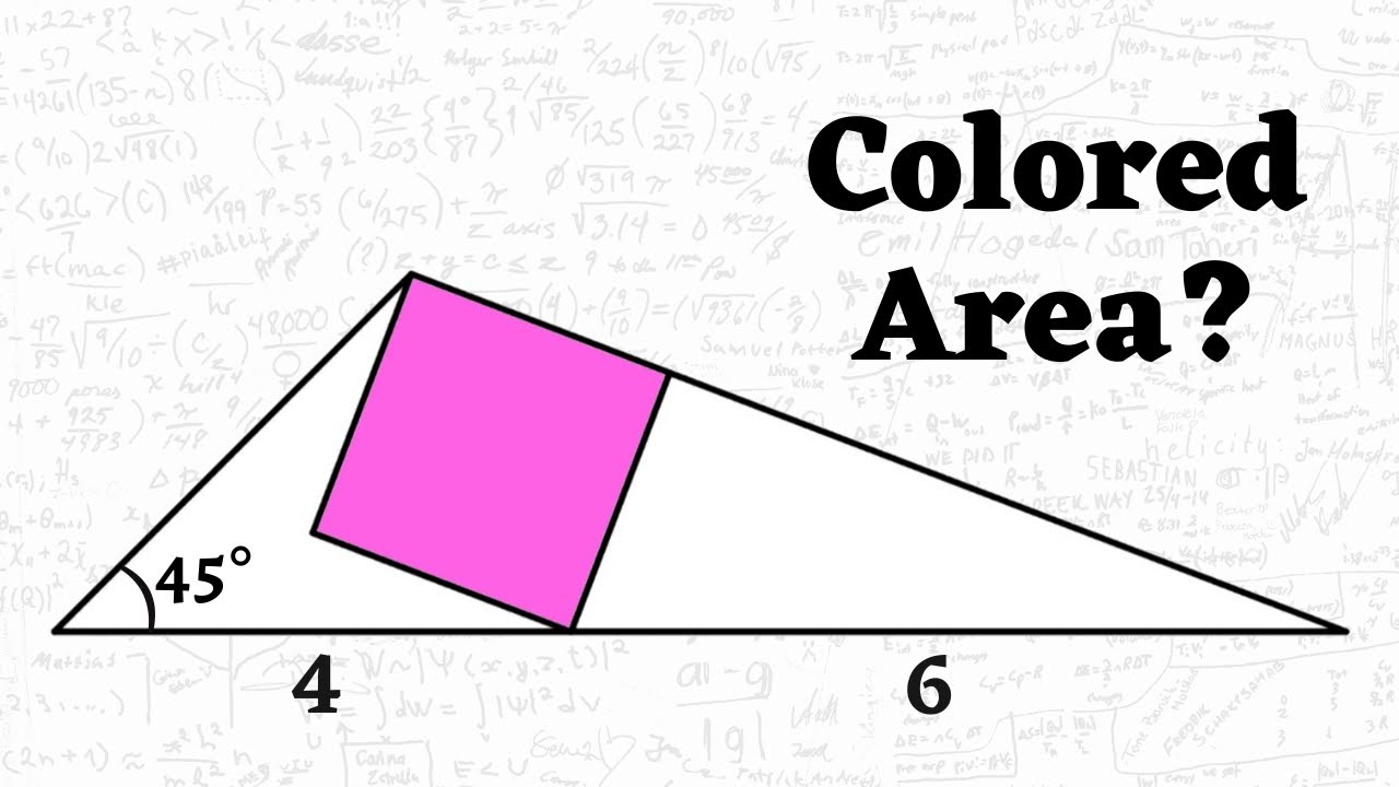 A Square In A Triangle Youtube
