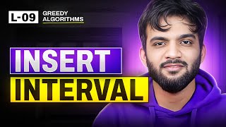 L9. Insert Intervals | Greedy Algorithms Playlist