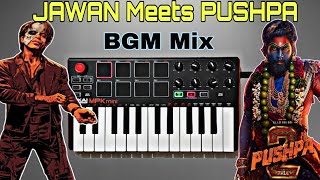 Jawan Meets Pushpa BGM  | Piano Cover By Kalyan Allu | Sharukh Khan  | Anirudh | Allu Arjun | DSP
