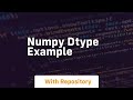 numpy dtype example