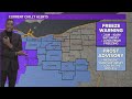 Cleveland weather forecast: Freeze Watch for parts of Northeast Ohio overnight