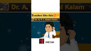 Teacher like APJ Abdul Kalam 💯🔥| #shorts #apjabdulkalam #vivekbindra #youtubeshorts #teachers